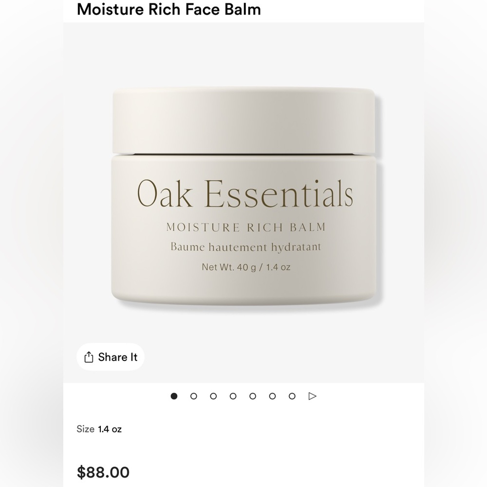 Oak Essentials Moisture Rich Balm
